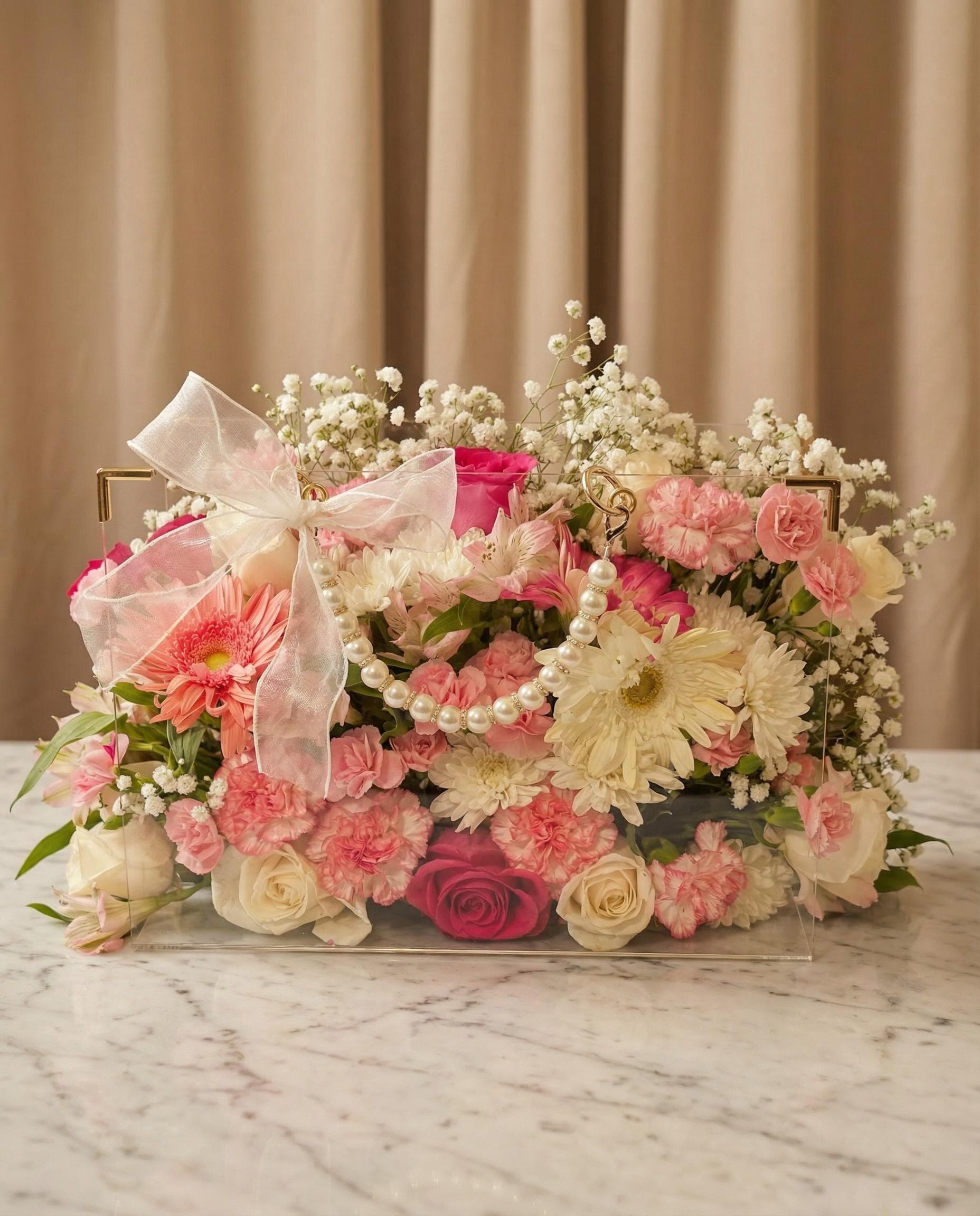 Sac Signature — chaînes perles